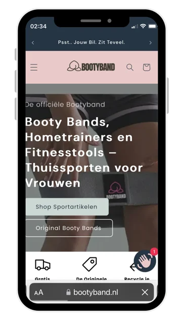 Bootyband.nl - eigen merk en webshop