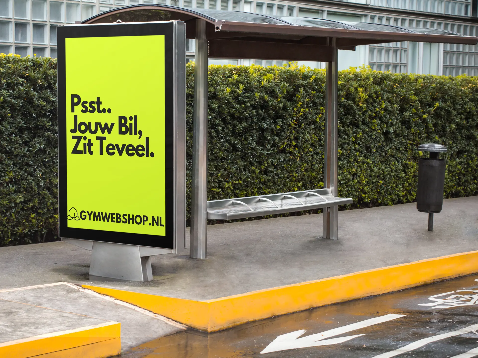 Buitenreclame-campagne Gymwebshop.nl