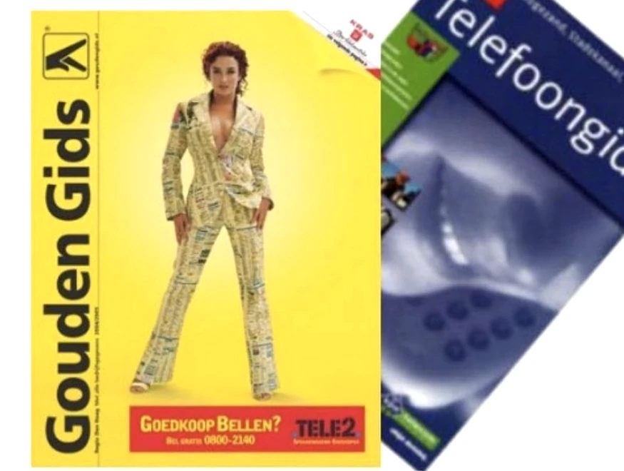 Historical image of a Gouden Gids advert from 2008
