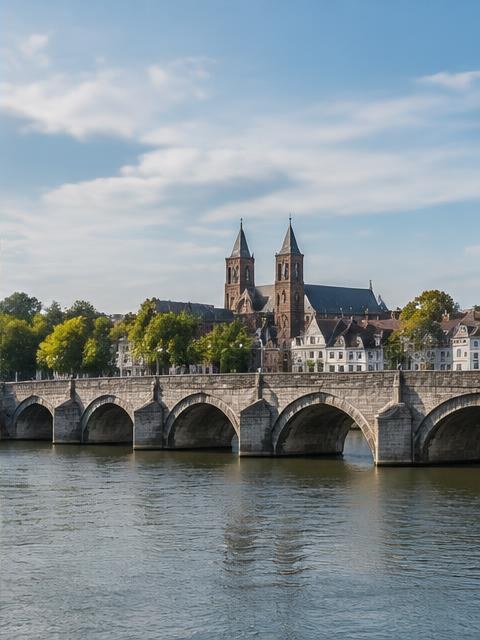 De Sint Servaasbrug over de Maas in Maastricht