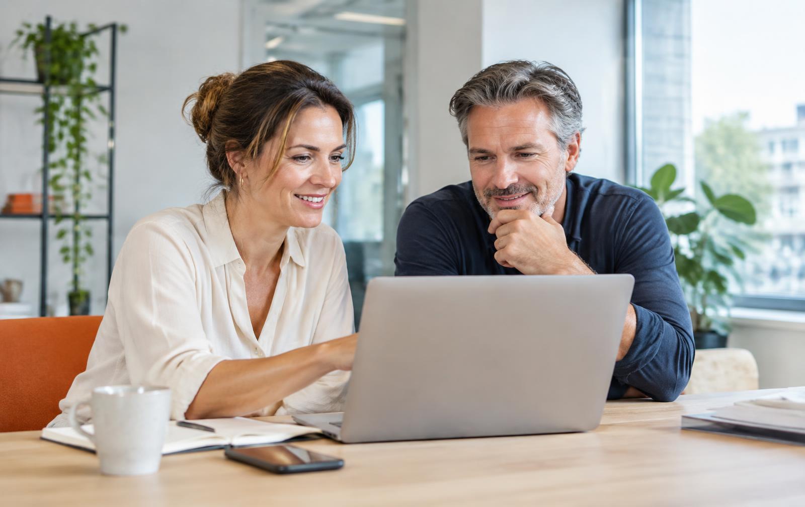 Ondernemers bespreken hun online vindbaarheid en aanvragen
