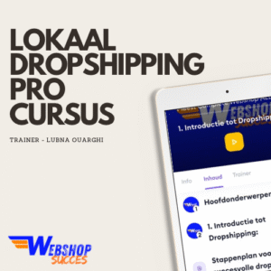 Dropshipping cursus incl. webshop